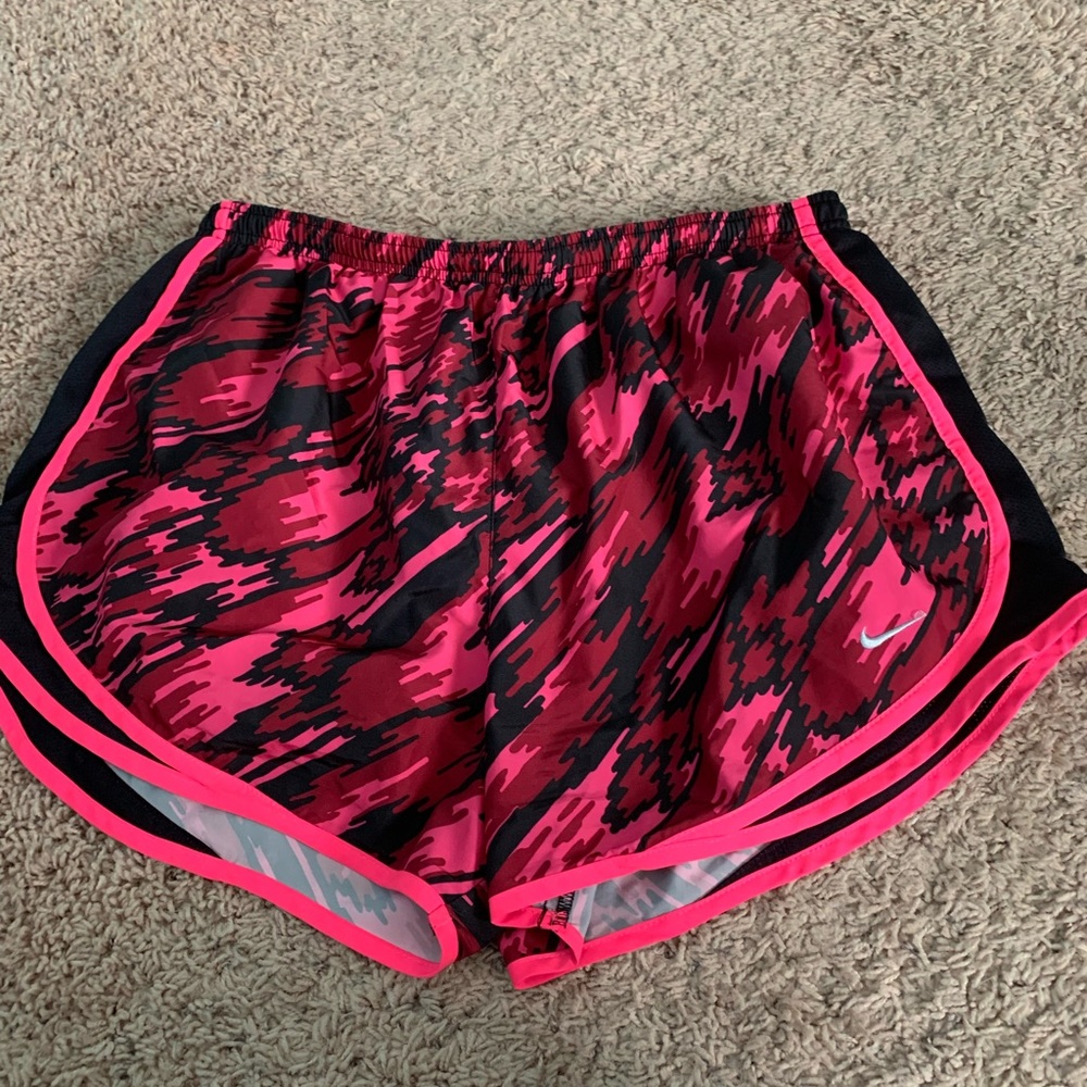 Nike Pink and Black Athletic Short